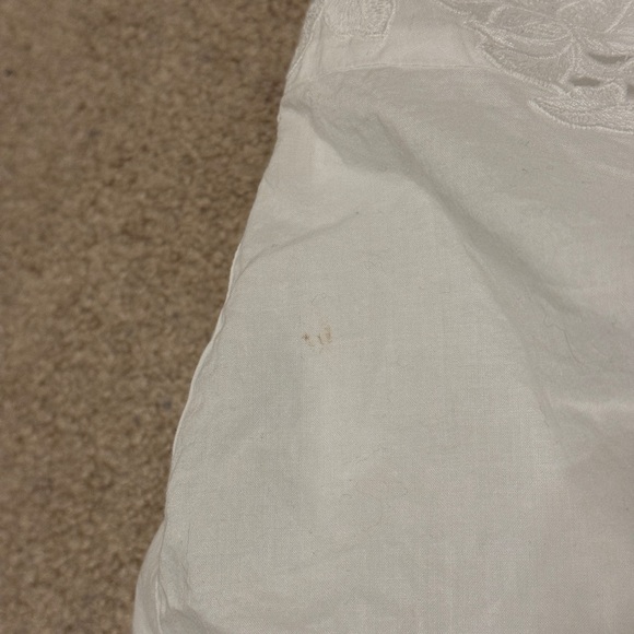 J. Crew White Lace Trim Top - Picture 7 of 10